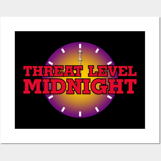 Threat Level Midnight (Variant) Wall Art by huckblade